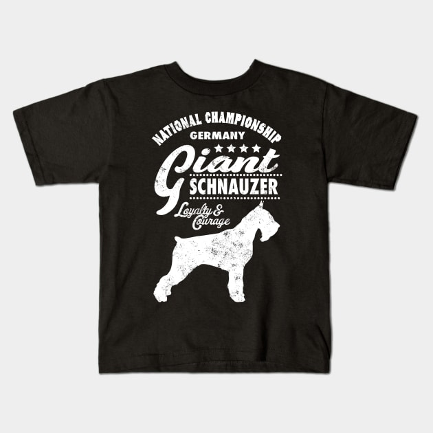 Giant Schnauzer Best of Show Kids T-Shirt by Black Tee Inc